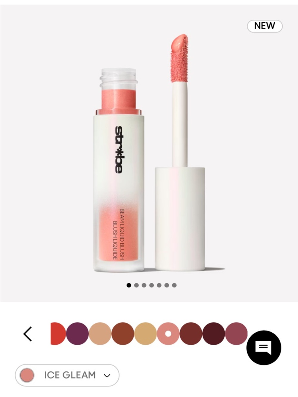 Strkbe Strobe Beam Liquid Blush - Ice Gleam